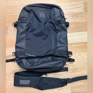Stubble & Co Black Travel Backpack